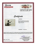 Bruce Lee Signed Photo, ''Peace, Love, Brotherhood'' -- With University Archives COA